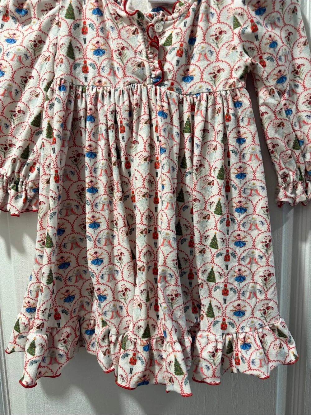 Swoon Baby Floral Button-Front Ruffle Dress Size 4